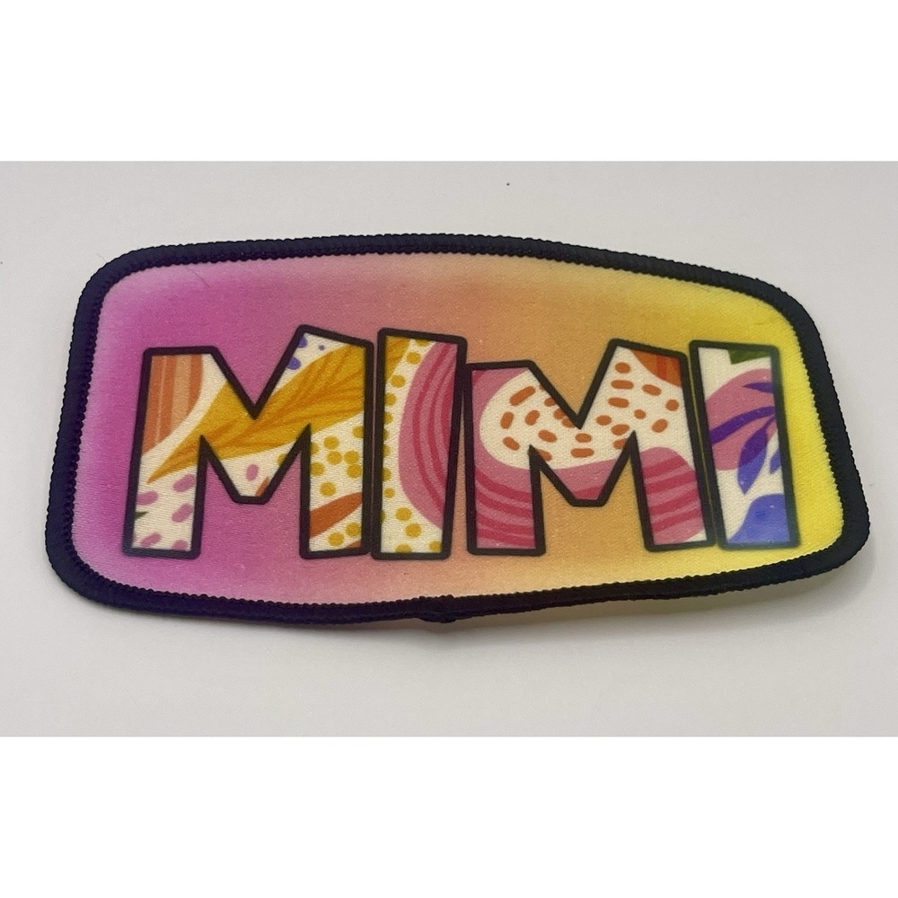 Mimi Iron On Trucker Cap Patch Or Jacket Patch